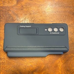 Miimall Brand Dark Grey Folding Support Phone Case for Samsung Galaxy Z  Fold 4